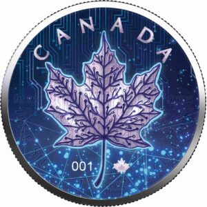 Kanadyjski Liść Klonowy Artificial Intelligence 1 uncja Srebra 2022