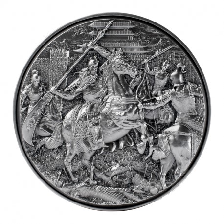 10 000 Franków Guan Yu 2 uncje srebra 2022