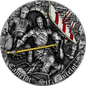 Sir Lancelot Camelot  2 uncje srebra 2022 High Relief