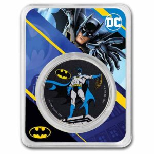 DC Comics Batman 1 uncja srebra 2023 Kolorowany