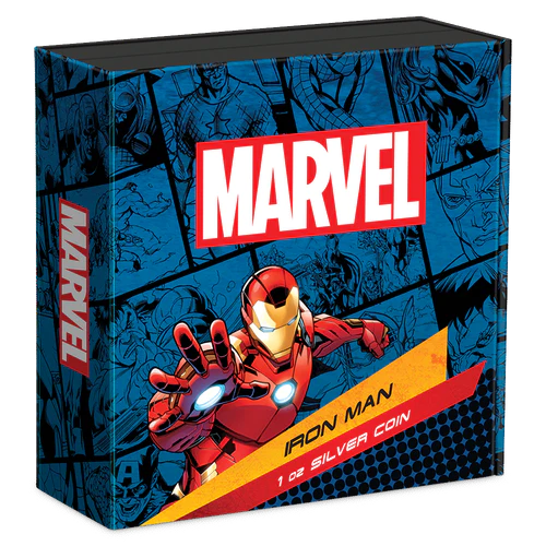 Iron Man Marvel 1 uncja srebra