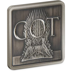 Iron Throne Game of Thrones 1 uncja srebra