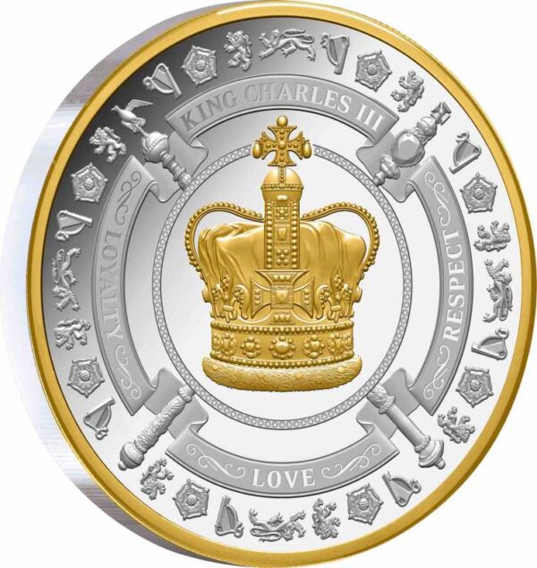Koronacja Króla Karola III 1 uncja srebra 2023 PROOF