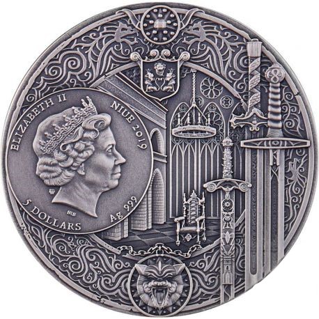 Zestaw monet z serii Wiedźmin 4 x 2 uncje srebra