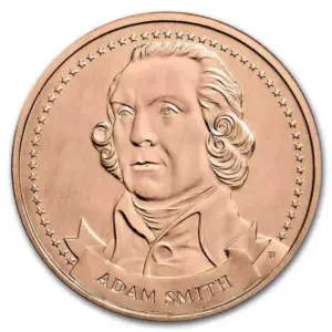 Adam Smith Founders Of Liberty 1 uncja miedzi 2023