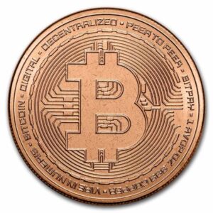 Bitcoin 1 uncja miedzi