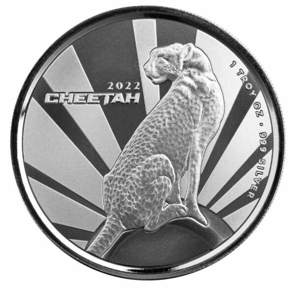 Cheetah 1 uncja srebra 2022 PROOF-LIKE