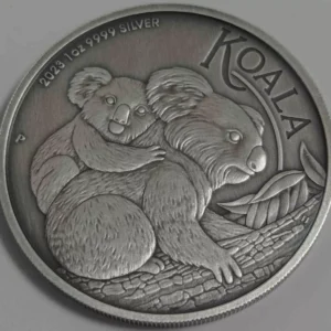 Koala 1 uncja Srebra 2023 Antique