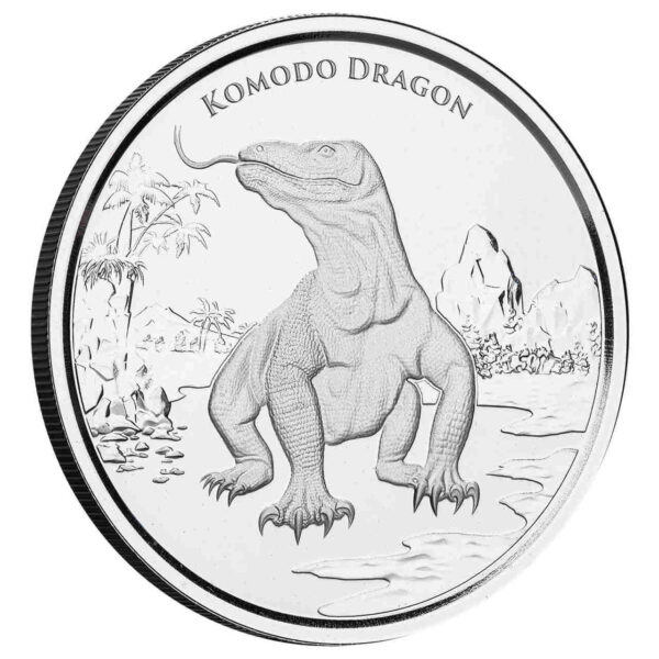 Komodo Dragon 1 uncja srebra 2022