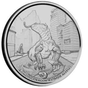 Komodo Dragon A.I. Apocalypse 1 uncja srebra 2022