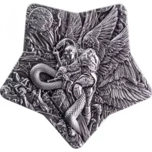 Lucifer Stackable 2 uncje srebra 2023 High Relief