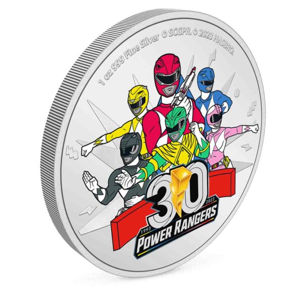 Power Rangers 30th Anniversary 1 uncja srebra 2023