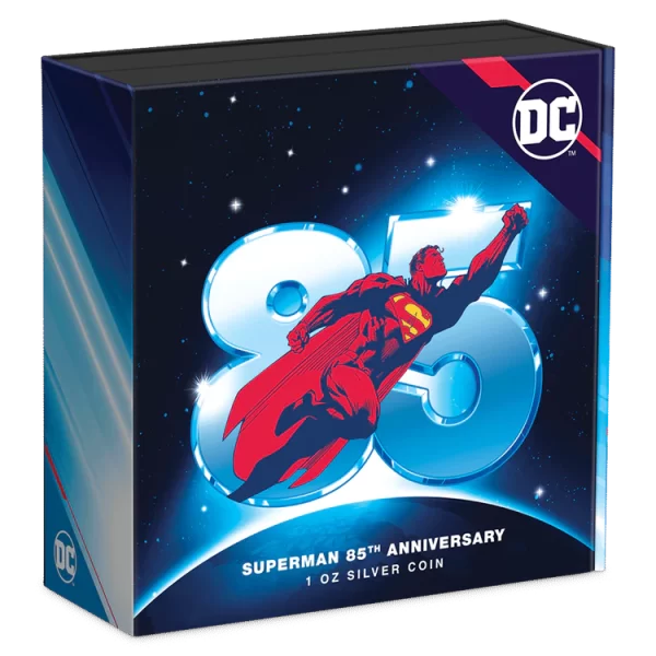 Superman 85th Anniversary 1 uncja srebra 2023
