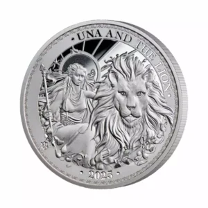 Una i Lew St Helena 1 uncja srebra 2023 PROOF