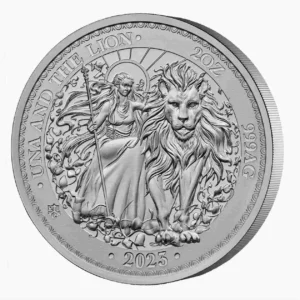 Una i Lew St Helena 2 uncje srebra 2023