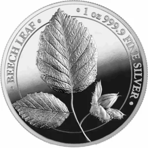 Beech Leaf Mythical Forest 1 uncja srebra 2023 PROOF