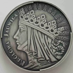 Królowa Jadwiga 1 uncja Srebra Antique