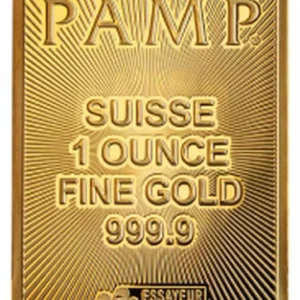 Złota Sztabka PAMP Suisse 1 uncja
