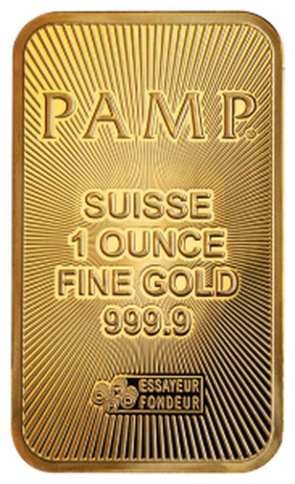 Złota Sztabka PAMP Suisse 1 uncja