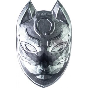 Kitsune Mask Stackables 2 uncje srebra 2023