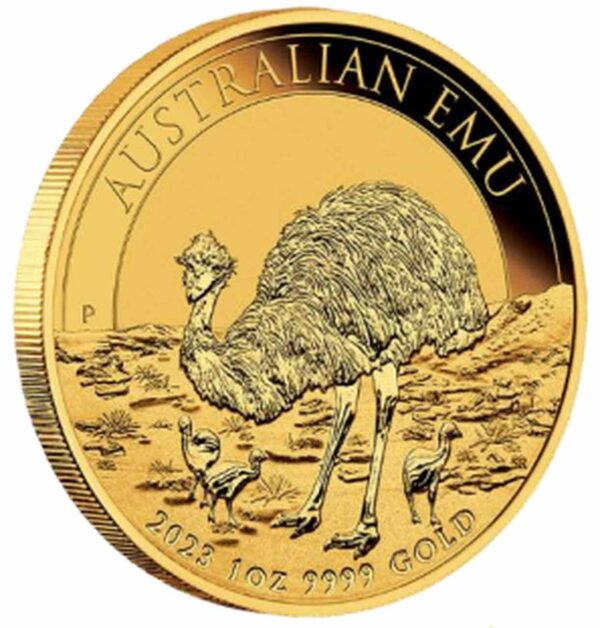 Australijski Emu 1 uncja Złota 2023