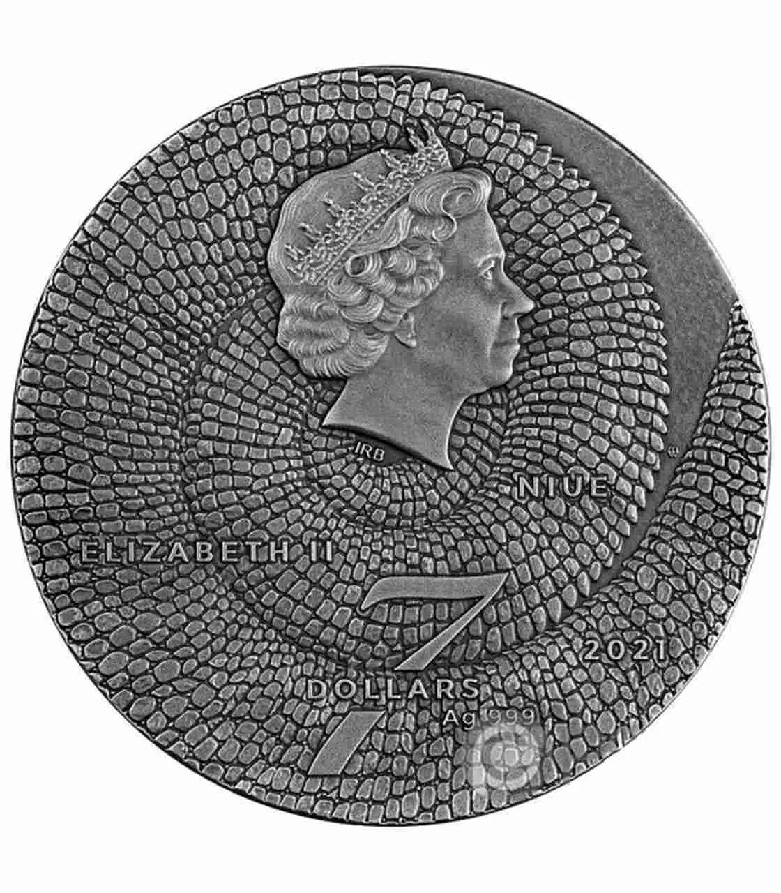 Chameleon Amazing Animals 3 uncje srebra 2021 - obrazek 2