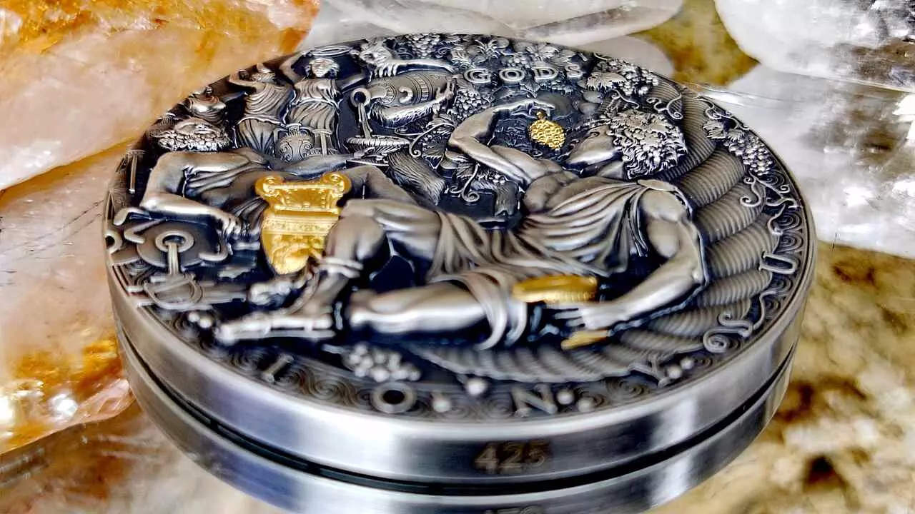 Dionysus Gods 2 uncje srebra 2022 - obrazek 5
