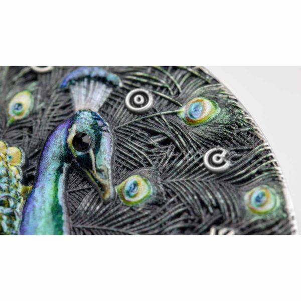 Peacock Amazing Animals 3 uncje srebra 2022