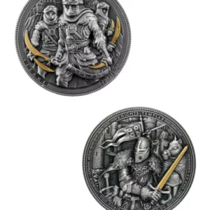 Zestaw monet z serii Skrytobójcy 2 x 2 uncje srebra