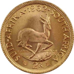Złota moneta 2 Rand Südafrika