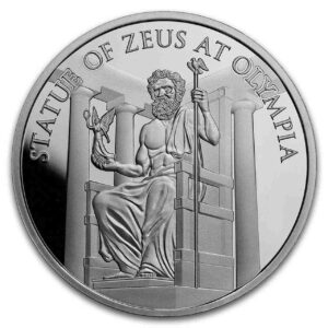 7 cudów świata Posąg Zeusa w Olimpii 1 uncja srebra 2023