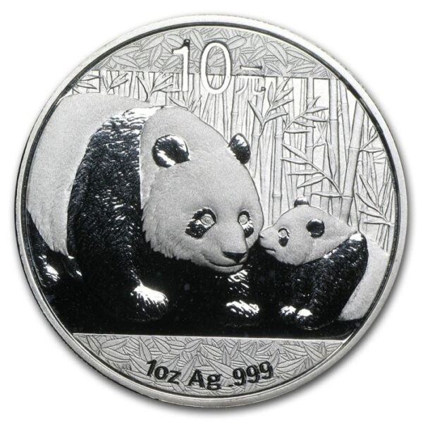 Chińska Panda 30 g Srebra 2011