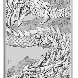 Dragon Sztabko moneta 1 uncja srebra 2023