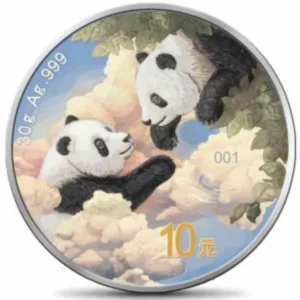 Four Elements Air Chińska Panda 30 g srebra 2023