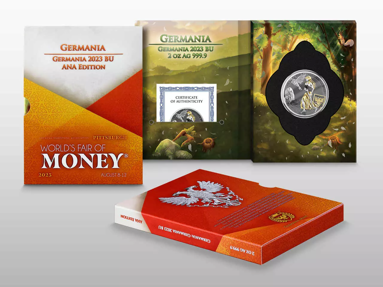Germania 2 uncje srebra 2023 Ana Edition - obrazek 2