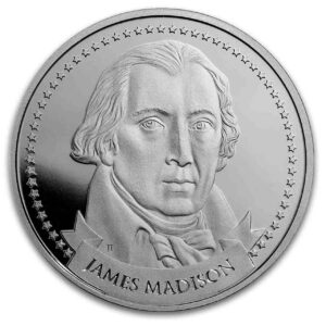 James Madison Founders Of Liberty 1 uncja srebra 2023