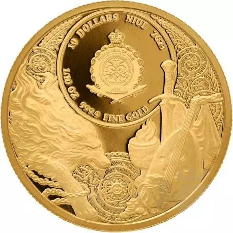 Krew Elfów Wiedźmin 1/10 uncji złota 2023 - obrazek 2