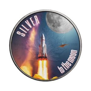 Kanadyjski Liść Klonowy Silver to the moon 1 uncja srebra
