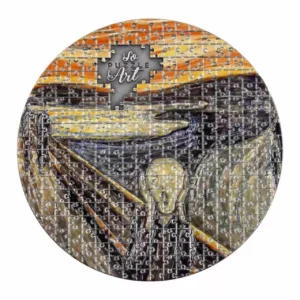 So Puzzle Art Edvard Munch The Scream 3 uncje srebra 2022