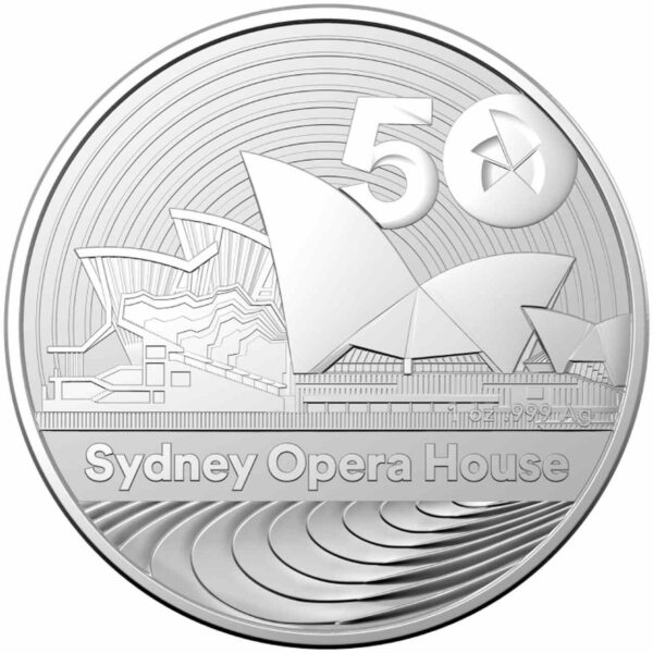 50th Anniversary of the Sydney Opera House 1 uncja Srebra 2023