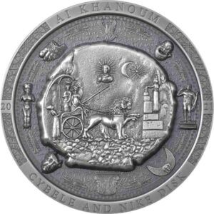 Bactrian Cybele Disk Archeology Symbolism 3 uncje srebra 2021