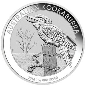 Kookaburra 1 uncja Srebra 2016