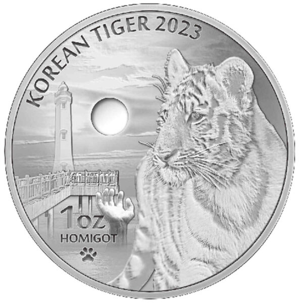 Korean Tiger 1 uncja srebra 2023