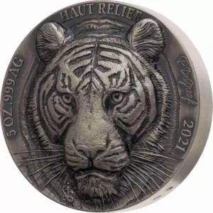 Tiger Big Five Asia 5 uncji srebra 2021