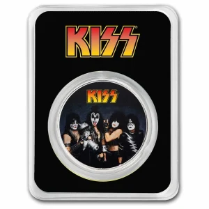 KISS 50th Anniversary Niue 1 uncja srebra 2023 Kolorowana TEP