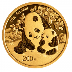 Chińska Panda 15 g Złota 2024