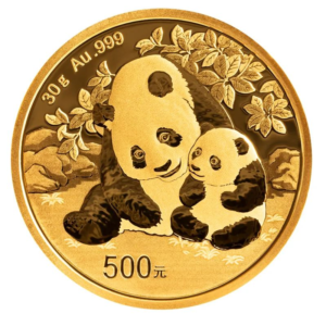 Chińska Panda 30 g Złota 2024