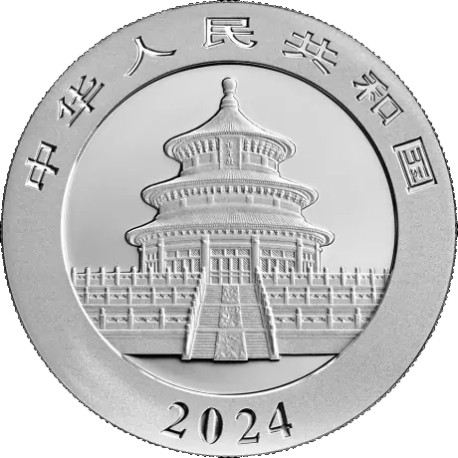 Chińska Panda 30 g srebra 2024