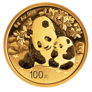 Chińska Panda 8 g Złota 2024