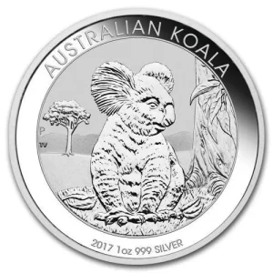 Koala 1 uncja Srebra 2017